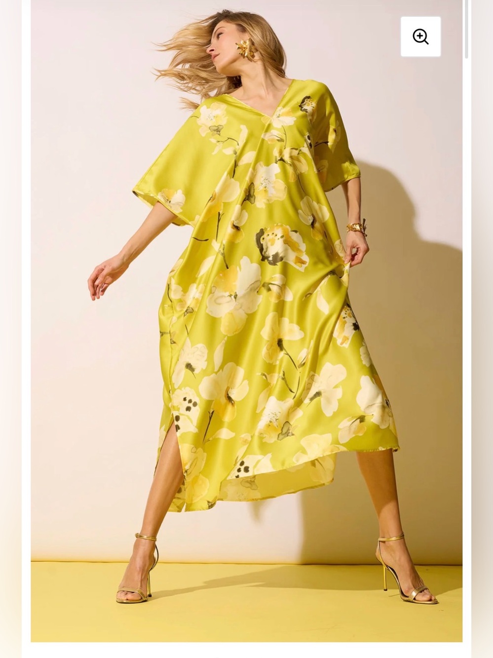 NWT NATORI Aurelia Charmeuse Caftan